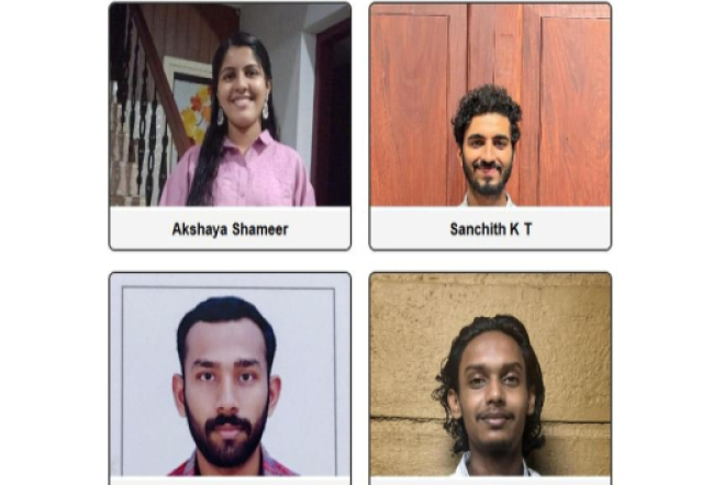 ഇൻ്റർ യൂണിവേഴ്സിറ്റി സൗത്ത് സോൺ കലോത്സവ വിജയികൾ